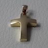 Picture of Smooth Cross Necklace gr 2,1 yellow gold 18k