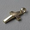Picture of Smooth Cross Necklace gr 2,1 yellow gold 18k