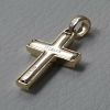 Picture of Smooth Cross Necklace gr 2,1 yellow gold 18k