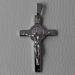 Picture of St Benedict Medal Crucifix White Gold 18 kt gr.5,20 Unisex Woman Man 