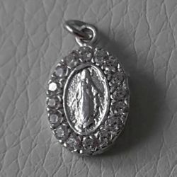 Picture of Pendant Silver 925 Cubic Zirconia Our Lady of Graces gr.1,80 for Woman and Girl