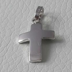 Immagine di Pendente Croce bombata Argento 925 gr.1,60 Unisex Donna Uomo