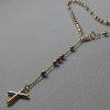 Picture of Rosary Chain for women gr 7,0 yellow / white / rose gold 18k