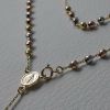 Picture of Rosary Chain for women gr 7,0 yellow / white / rose gold 18k