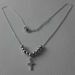 Picture of Necklace Silver 925 Glossy Spheres Cross gr.3,10 for Woman