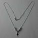 Picture of Necklace Silver 925 Glossy Spheres Cross gr.3,10 for Woman