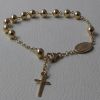 Imagen de Pulsera Rosario Medalla Milagrosa gr 7,3 oro amarillo 18k