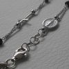 Picture of White gold 18k Rosary Bracelet gr 3,6 with black onyx