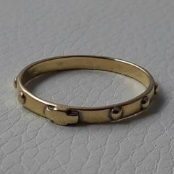 Picture of Rosary ring Yellow Gold 18 kt gr.1,70 Unisex Woman Man