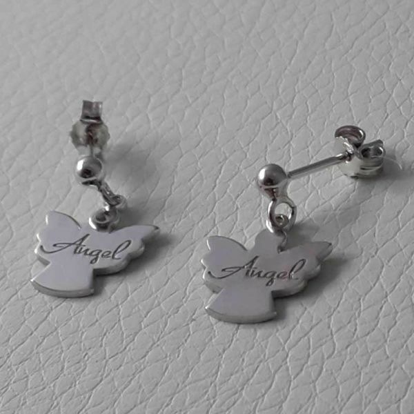 Imagen de Earrings Silver 925 Ángel gr.3,00 para Mujer y Niña