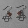 Imagen de Pendientes Angel de la Guarda plata 925 gr 1,60