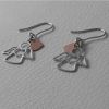 Imagen de Pendientes Angel de la Guarda plata 925 gr 1,60