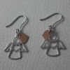 Imagen de Pendientes Angel de la Guarda plata 925 gr 1,60