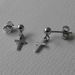 Picture of Earrings Silver 925 Cross gr.1,10 for Woman and Girl