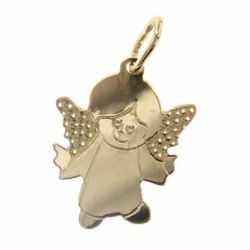 Picture of Guardian Angel Pendant gr 1,05 Yellow Gold 18k for Children (Boys and Girls)