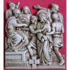 Immagine di Tavole Via Crucis 14 o 15 Stazioni 30x25 cm ceramica invetriata Deruta