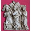 Immagine di Tavole Via Crucis 14 o 15 Stazioni 30x25 cm ceramica invetriata Deruta