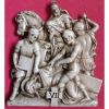 Immagine di Tavole Via Crucis 14 o 15 Stazioni 30x25 cm ceramica invetriata Deruta