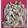 Immagine di Tavole Via Crucis 14 o 15 Stazioni 30x25 cm ceramica invetriata Deruta