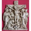 Immagine di Tavole Via Crucis 14 o 15 Stazioni 30x25 cm ceramica invetriata Deruta