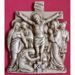 Picture of Via Crucis 14 or 15 Stations cm 30x25 (11,8x9,8 in) Bas relief Panels in Deruta Glazed Ceramic Way of the Cross