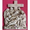 Immagine di Tavole Via Crucis 14 o 15 Stazioni 30x25 cm ceramica invetriata Deruta