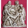 Immagine di Tavole Via Crucis 14 o 15 Stazioni 30x25 cm ceramica invetriata Deruta