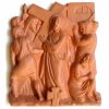 Immagine di Tavole Via Crucis 14 o 15 Stazioni 30x25 cm terracotta Deruta