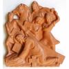 Immagine di Tavole Via Crucis 14 o 15 Stazioni 30x25 cm terracotta Deruta