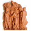 Immagine di Tavole Via Crucis 14 o 15 Stazioni 30x25 cm terracotta Deruta