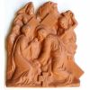 Immagine di Tavole Via Crucis 14 o 15 Stazioni 30x25 cm terracotta Deruta