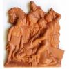 Immagine di Tavole Via Crucis 14 o 15 Stazioni 30x25 cm terracotta Deruta