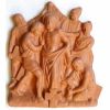 Immagine di Tavole Via Crucis 14 o 15 Stazioni 30x25 cm terracotta Deruta