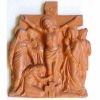 Immagine di Tavole Via Crucis 14 o 15 Stazioni 30x25 cm terracotta Deruta