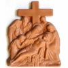 Immagine di Tavole Via Crucis 14 o 15 Stazioni 30x25 cm terracotta Deruta