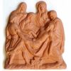 Immagine di Tavole Via Crucis 14 o 15 Stazioni 30x25 cm terracotta Deruta