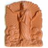 Immagine di Tavole Via Crucis 14 o 15 Stazioni 30x25 cm terracotta Deruta