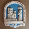 Immagine di Tavole Via Crucis 14 o 15 Stazioni 26x20 cm ceramica Robbiana azzurra