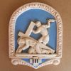 Immagine di Tavole Via Crucis 14 o 15 Stazioni 26x20 cm ceramica Robbiana azzurra