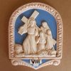 Immagine di Tavole Via Crucis 14 o 15 Stazioni 26x20 cm ceramica Robbiana azzurra