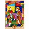 Imagen de Paneles Vía Crucis 14 o 15 Estaciones mosaico 20x15 cm cerámica Deruta