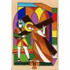 Imagen de Paneles Vía Crucis 14 o 15 Estaciones mosaico 20x15 cm cerámica Deruta