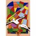 Imagen de Vía Crucis 14 o 15 Estaciones cm 20x15 (7,9x5,9 in) Paneles Bajorrelieve Esmalte Cerámica Polícroma Deruta