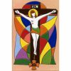 Imagen de Paneles Vía Crucis 14 o 15 Estaciones mosaico 20x15 cm cerámica Deruta