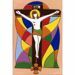 Imagen de Vía Crucis 14 o 15 Estaciones cm 20x15 (7,9x5,9 in) Paneles Bajorrelieve Esmalte Cerámica Polícroma Deruta