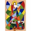 Imagen de Paneles Vía Crucis 14 o 15 Estaciones mosaico 20x15 cm cerámica Deruta