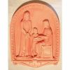 Immagine di Tavole Via Crucis 14 o 15 Stazioni 50x36 cm terracotta Robbiana