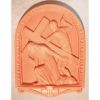 Immagine di Tavole Via Crucis 14 o 15 Stazioni 50x36 cm terracotta Robbiana
