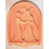 Immagine di Tavole Via Crucis 14 o 15 Stazioni 50x36 cm terracotta Robbiana