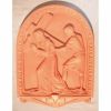 Immagine di Tavole Via Crucis 14 o 15 Stazioni 50x36 cm terracotta Robbiana